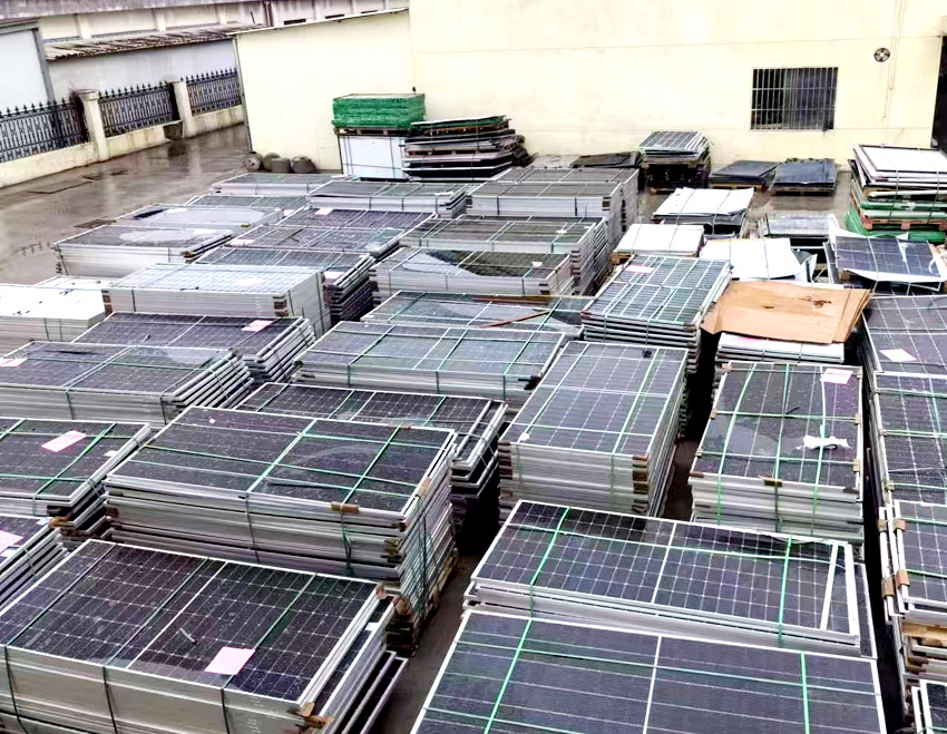 无锡宜兴渔光互补电站报废组件一批